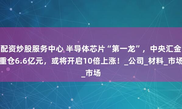 配资炒股服务中心 半导体芯片“第一龙”，中央汇金重仓6.6亿元，或将开启10倍上涨！_公司_材料_市场